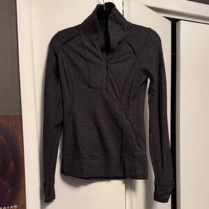 lululemon athletica Charcoal Cowl Neck Sweater